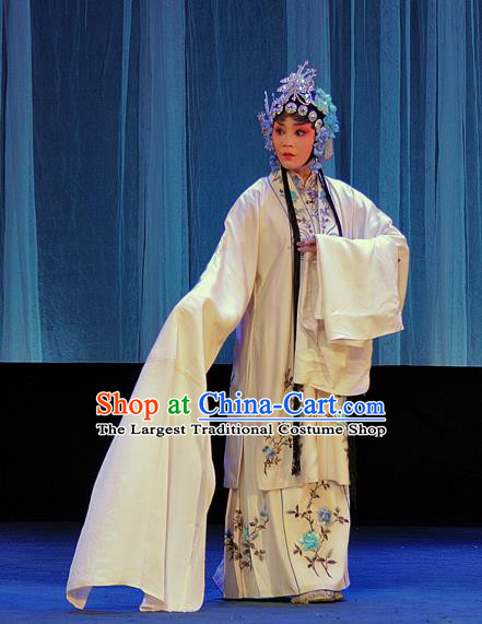 Chinese Sichuan Opera Highlights Garment Diva Qian Yulian Costumes and Headdress The Romance of Hairpin Traditional Peking Opera Young Female Dress Actress Apparels