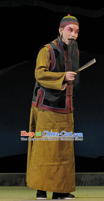 Legend of Chen Mapo Chinese Sichuan Opera Boss Apparels Costumes and Headpieces Peking Opera Highlights Garment Laosheng Clothing