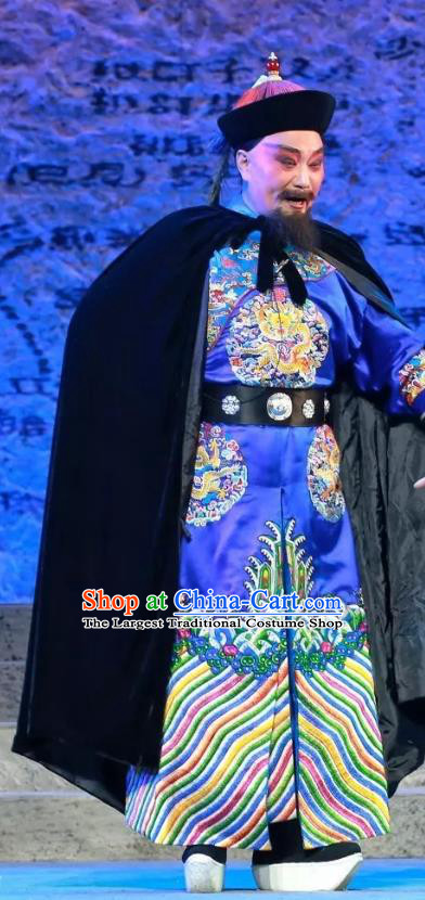 Nan Hai Li Huai Chinese Sichuan Opera Official Apparels Costumes and Headpieces Peking Opera Highlights Admiral Li Huai Garment Clothing