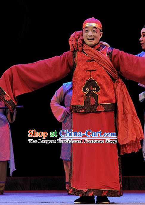 Legend of Chen Mapo Chinese Sichuan Opera Bridegroom Mei Ziqing Apparels Costumes and Headpieces Peking Opera Highlights Childe Garment Young Male Clothing