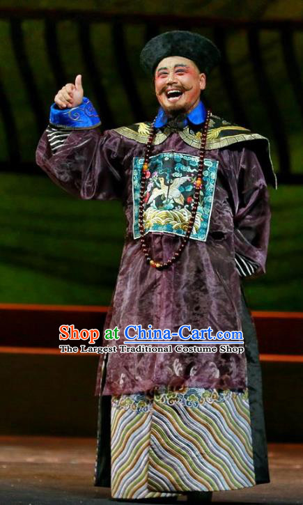 Cang Sheng Zai Shang Chinese Sichuan Opera Minister Apparels Costumes and Headpieces Peking Opera Highlights Official Garment Clothing