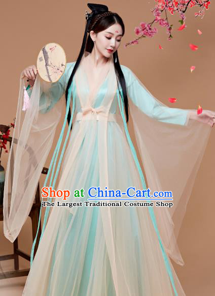 Chinese Ancient Drama Goddess Bai Qian Hanfu Dress Apparels Traditional Ming Dynasty Royal Princess Historical Costumes for Women