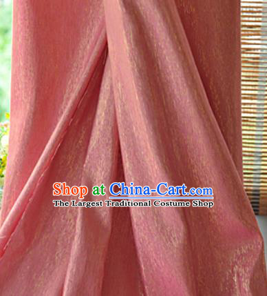 Top Quality Chinese Classical Pattern Peach Pink Gauze Material Asian Traditional Curtain Cloth Fabric