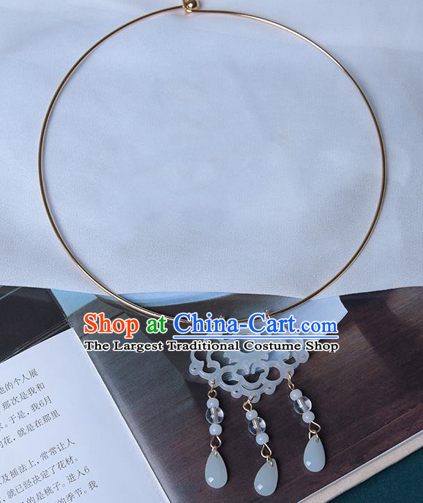 Chinese Handmade Necklet Decoration Traditional Ming Dynasty Necklace Accessories for Women