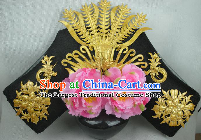 Treading On Thin Ice Chinese Traditional Qing Dynasty Court Lady Hair Accessories Flag Bun Drama Ancient Princess Ruoxi Headwear