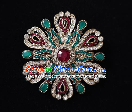 Top Baroque Breastpin Handmade Colorful Crystal Brooch Jewelry Accessories