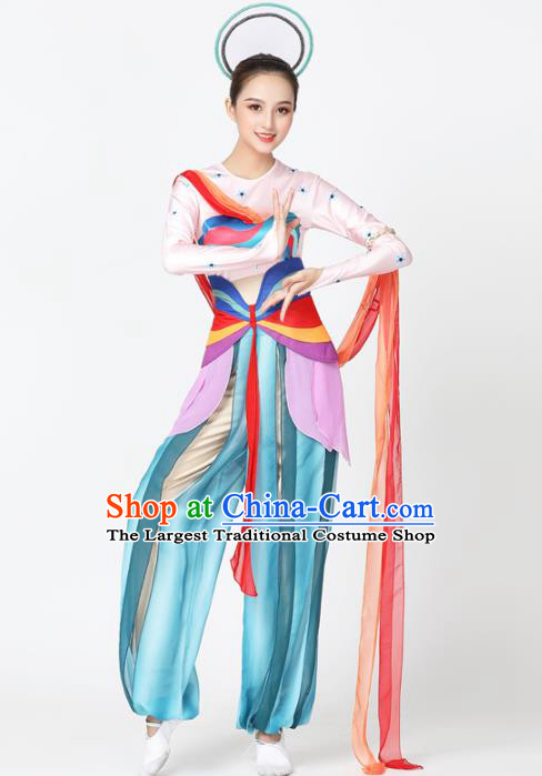 China Classical Dance Stage Performance Outfits Traditional Flying Apsaras Dance Costume