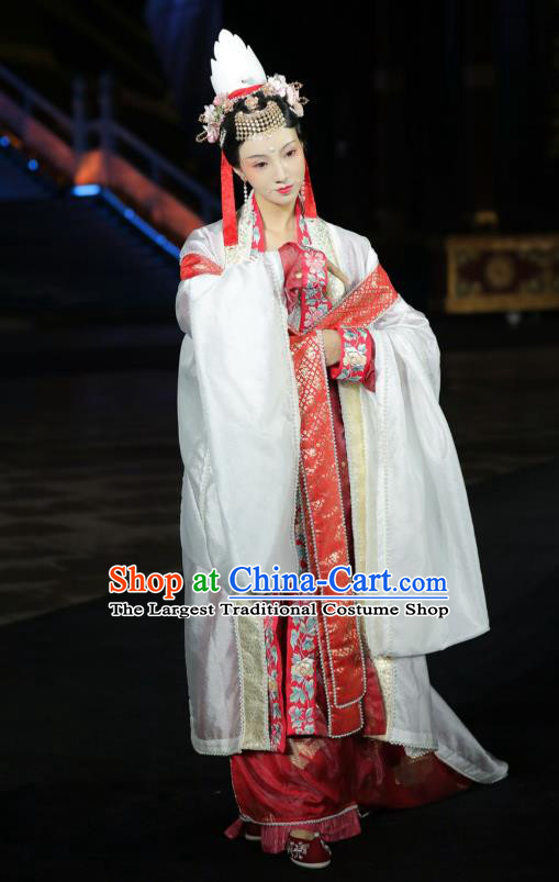 Traditional China Song Dynasty Wedding Historical Costumes Ancient Court Empress Hanfu Clothing Full Set