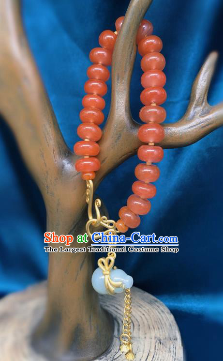 Handmade Chinese Wedding Bracelet National Agate Beads Wristlet Accessories