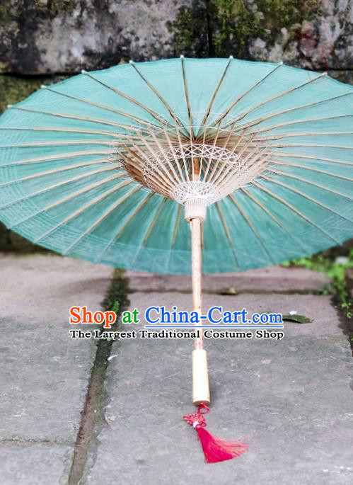 Traditional China Dance Umbrella Sky Blue Oil Paper Umbrella Handmade Umbrellas Artware Bumbershoot