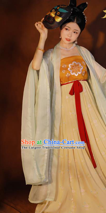 China Ancient Court Infanta Hanfu Dress Clothing Traditional Tang Dynasty Princess Tai Ping Historical Costume