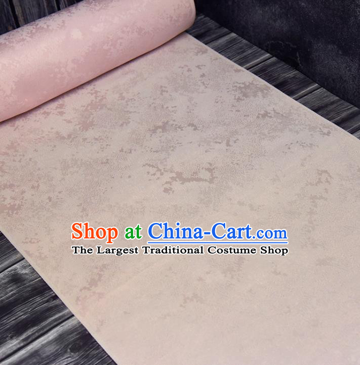 Traditional Hanfu Dress Classical Sakura Pattern Silk Fabric Asian Japan Kimono Pink Brocade Tapestry