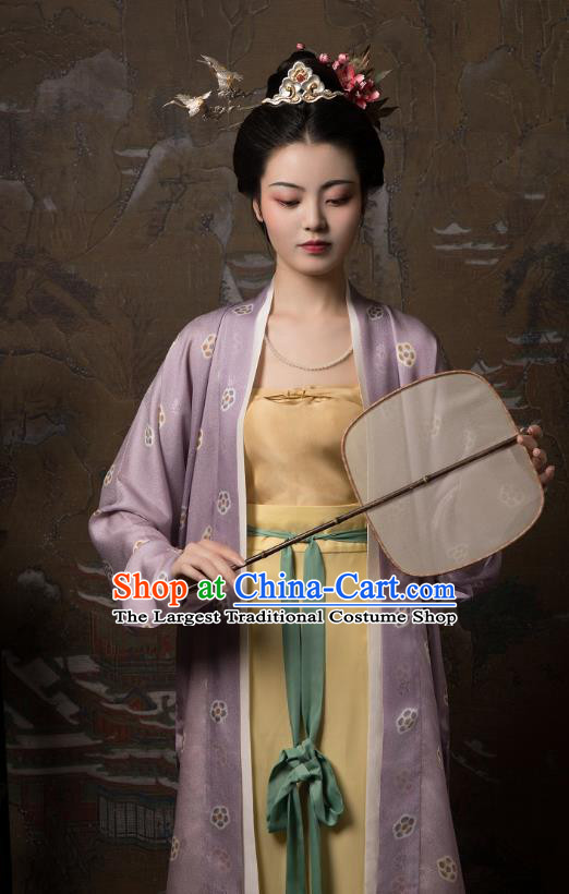 China Ancient Palace Lady Hanfu Dress Traditional Song Dynasty Court Beauty Historical Clothing Full Set