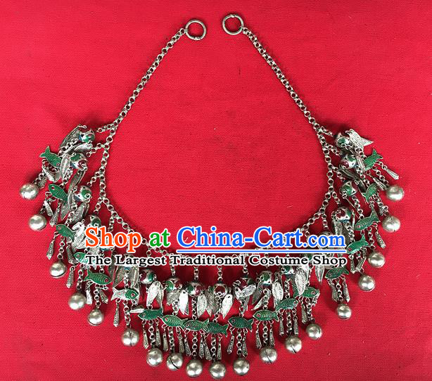 Chinese Ethnic Silver Bells Tassel Belt Traditional Hanfu Waist Accessories