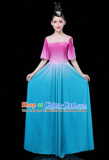 China Chorus Group Clothing Spring Festival Gala Modern Dance Stage Performance Dress