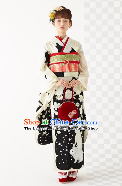 Japanese Traditional Summer Festival Yukata Dress Asian Japan Wedding Bride Furisode Kimono Costume