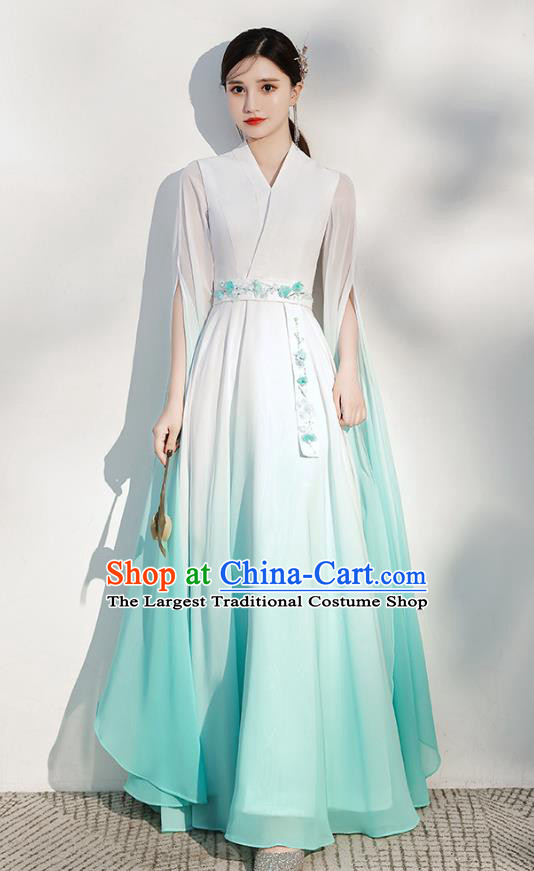 China Chorus Group Performance Costume Annual Meeting Clothing Stage Show Full Dress