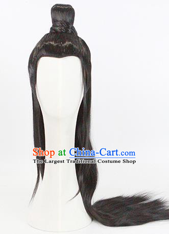 China Ancient Swordsman Wigs Headwear Traditional Song Dynasty Young Hero Wiggery