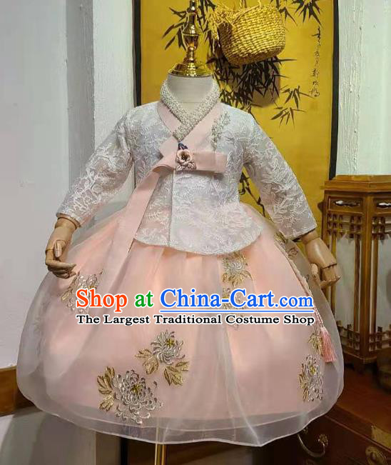 Korean Traditional Garment Costumes Korean Children Performance Dress Girls Hanbok Clothing