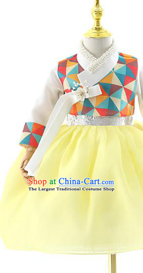 Korean Girls Dance Hanbok Clothing Korean Traditional Garment Costumes Children Performance Dress