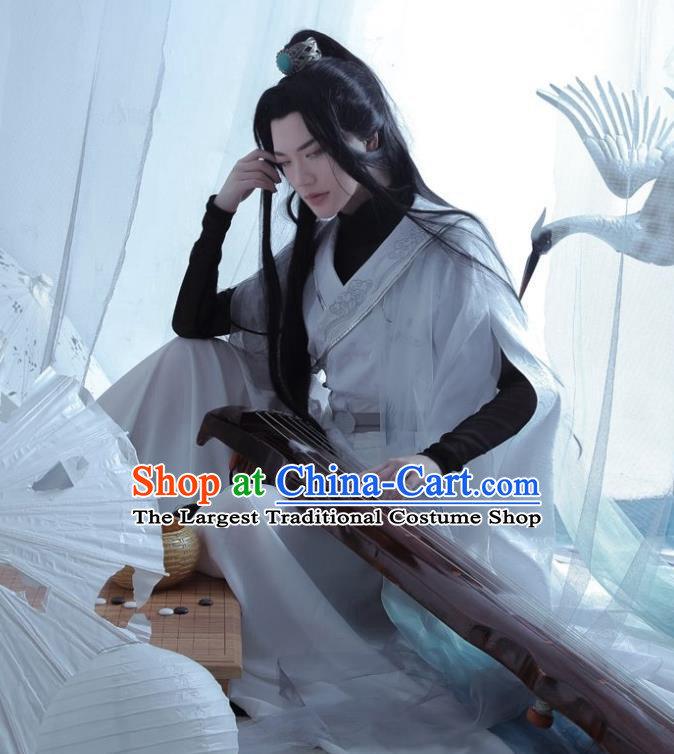 Chinese Knight Garment Costumes Ancient Noble Childe Clothing Cosplay Swordsman Chu Wanning Apparels