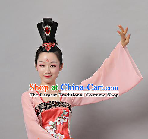 Top Chinese Classical Hanfu Dance Pink Dress Woman Court Dance Garment Costume Traditional Stage Performance Clothing