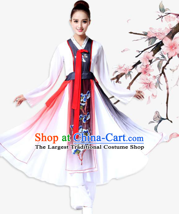 China Ethnic Female Dance Garments Korea Nationality Stage Performance Clothing Korean Minority Dance Dress