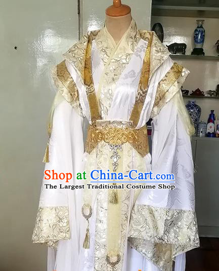 Chinese Han Dynasty Monarch Garment Costumes Ancient Emperor Hanfu Clothing Drama Cosplay Apparels