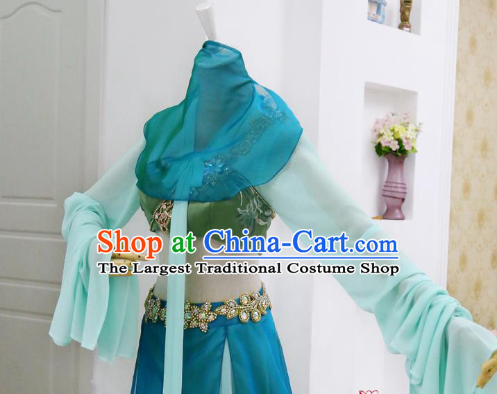 China Ancient Princess Hanfu Dress Cosplay Tang Dynasty Palace Dance Garments Traditional Drama San Qian Ya Sha Qin Chuan Clothing