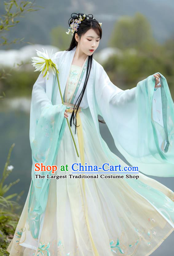 China Traditional Palace Historical Clothing Ancient Tang Dynasty Princess Hanfu Dress Uniforms