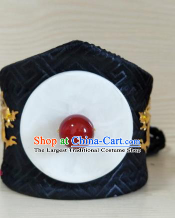 Handmade Chinese Han Dynasty Childe Hair Crown Ancient Swordsman Headwear Drama Traditional Hanfu Hair Accessories