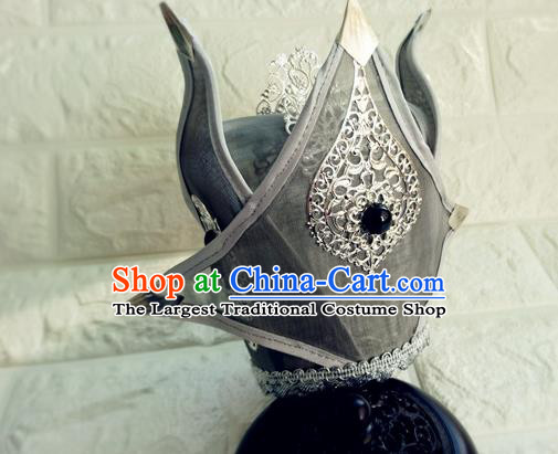 Chinese Traditional Qin Dynasty Prince Hair Accessories Ancient Swordsman Hairdo Crown