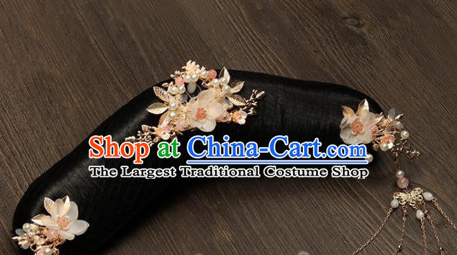 China Ancient Imperial Consort Wigs and Hairpins Drama Story of Yanxi Palace Hairpieces Traditional Qing Dynasty Manchu Woman Headdress