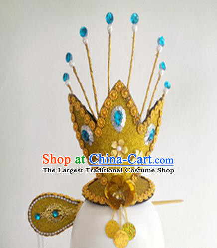 China Chaoxian Ethnic Dance Hair Crown Korean Nationality Dance Hair Accessories Folk Dance Hairpin