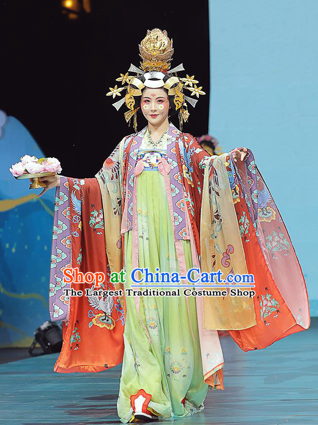 China Tang Dynasty Empress Apparels Traditional Court Woman Replica Garment Costumes Ancient Imperial Concubine Hanfu Dress Clothing