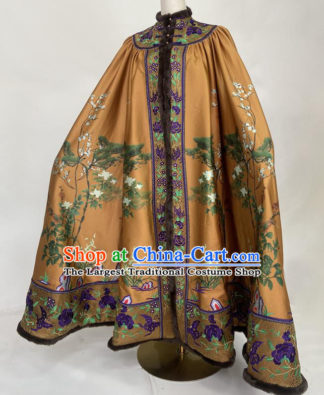 Chinese Qing Dynasty Empress Cape Traditional Drama Ruyi Royal Love in the Palace Zhou Xun Garment Costumes Ancient Queen Embroidered Mantle Clothing