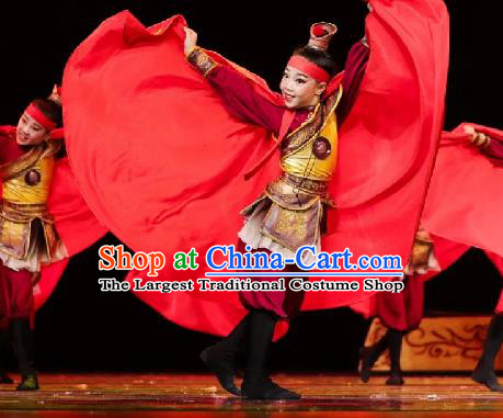 China Opera Dance Costumes Folk Dance Outfits Children Dance Fashions General Dance Uniforms