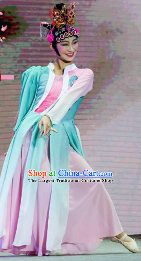 Chinese Female Group Dance Clothing Classical Dance Water Sleeve Dress Stage Performance Outfits Opera Dance Garment Costumes