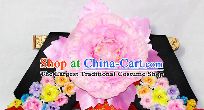 Chinese Beijing Opera Diva Hair Accessories Peking Opera Empress Hair Crown Traditional Opera Princess Great Wing Headdress