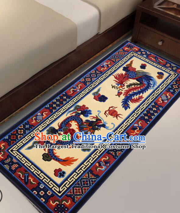 Tibetan Dragon and Phoenix Rug Chinese Rug