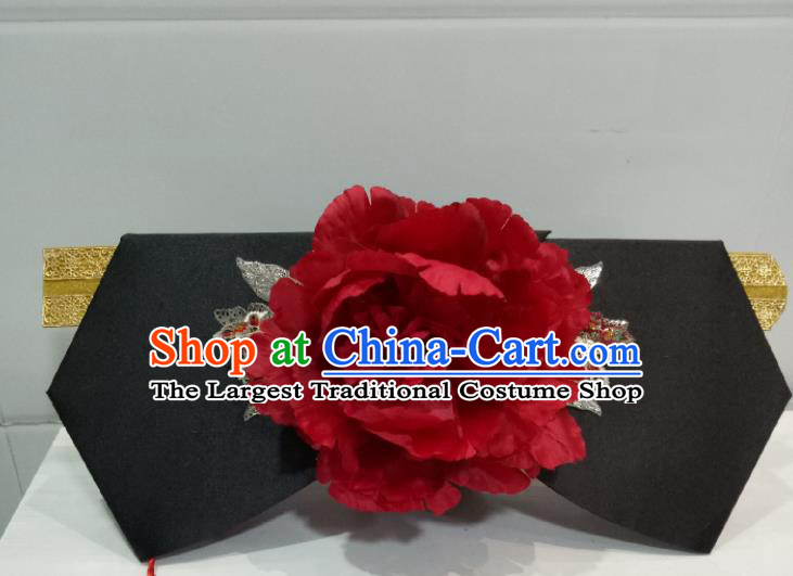 China TV Series Princess Of Huai Yu Hair Accessories Traditional Qing Dynasty Court Lady Headdress Ancient Infanta Giant Wing Headpiece