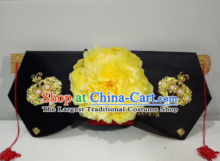 China Traditional Qing Dynasty Giant Wing Headdress TV Series Princess of Huai Yu Headpiece Ancient Court Lady Hair Accessories