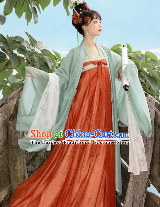 Chinese Traditional Hanfu Dress Tang Dynasty Princess Garment Costumes Ancient Noble Woman Clothing