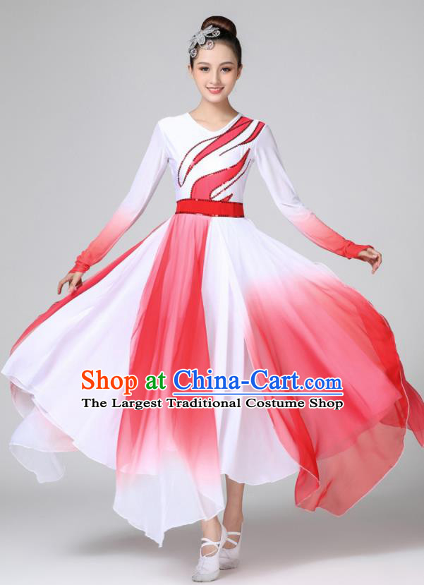 Top Opening Dance Dress Stage Performance Garment Costume Modern Dance Clothing