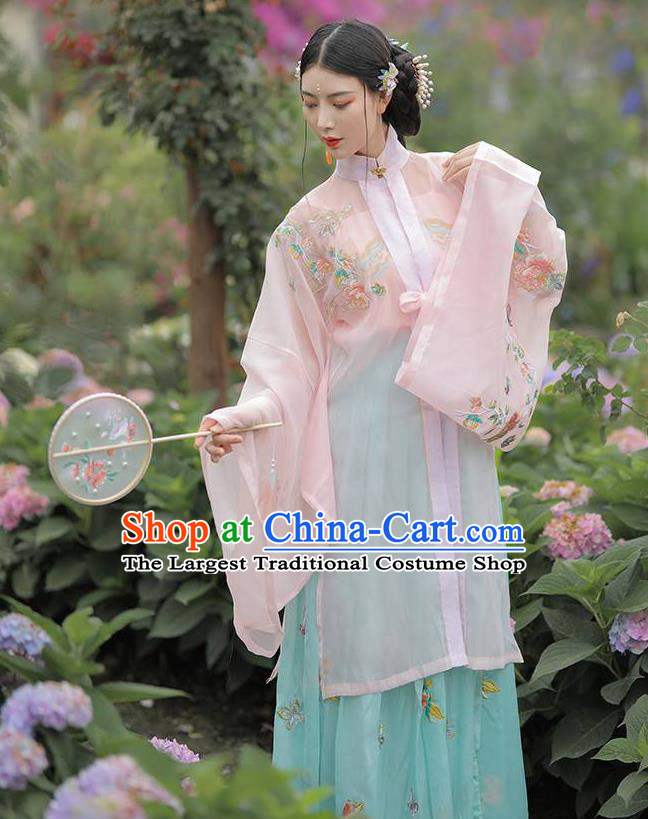 Chinese Ancient Royal Countess Hanfu Dress Historical Costumes Traditional Ming Dynasty Noble Beauty Clothing