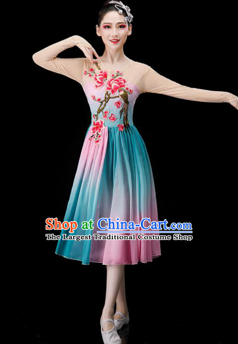 Chinese Modern Dance Costume Opening Dance Clothing Stage Performance Dress