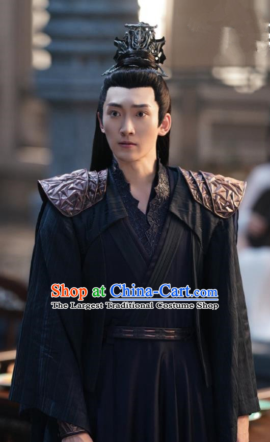 Chinese Ancient Swordsman Clothing Drama Love Poetry Sen Yu black Garment Xian Xia Young Childe Costumes