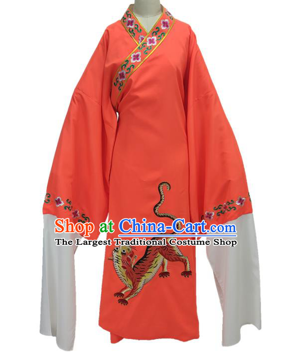 Chinese Shaoxing Opera Wang Lao Hu Clothing Peking Opera Xiaosheng Garment Costume Ancient Rich Childe Red Robe