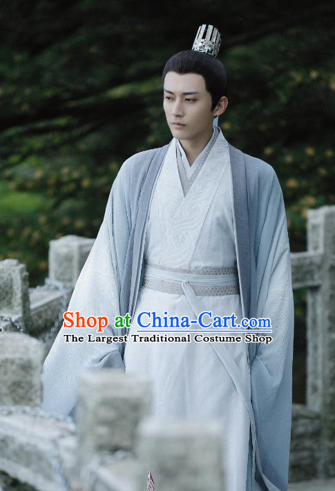 Chinese TV Series Love and Redemption Replica Costumes Ancient Young Childe Clothing Wuxia Swordsman Royal Prince Garment