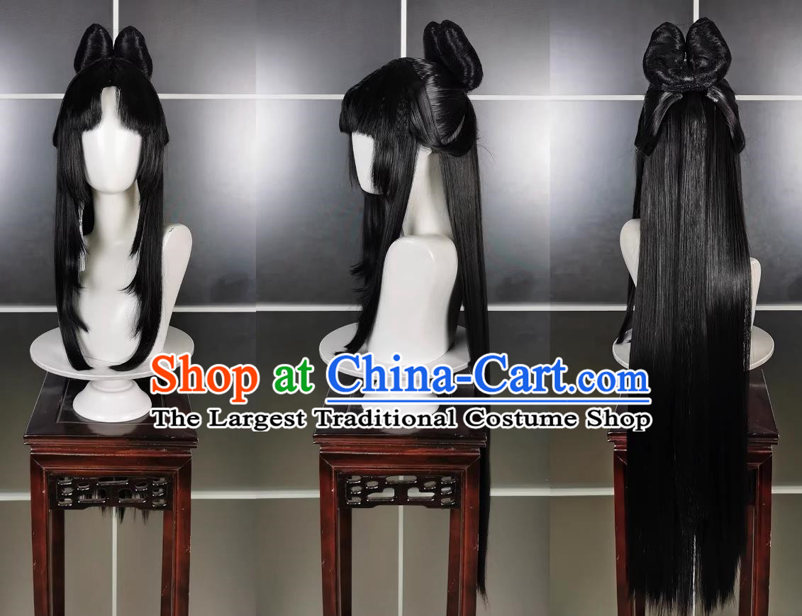 Penglai Loli Crane Dream Umbrella Wig Headdress Sword Net 3 Sword Three Cosplay Headpiece